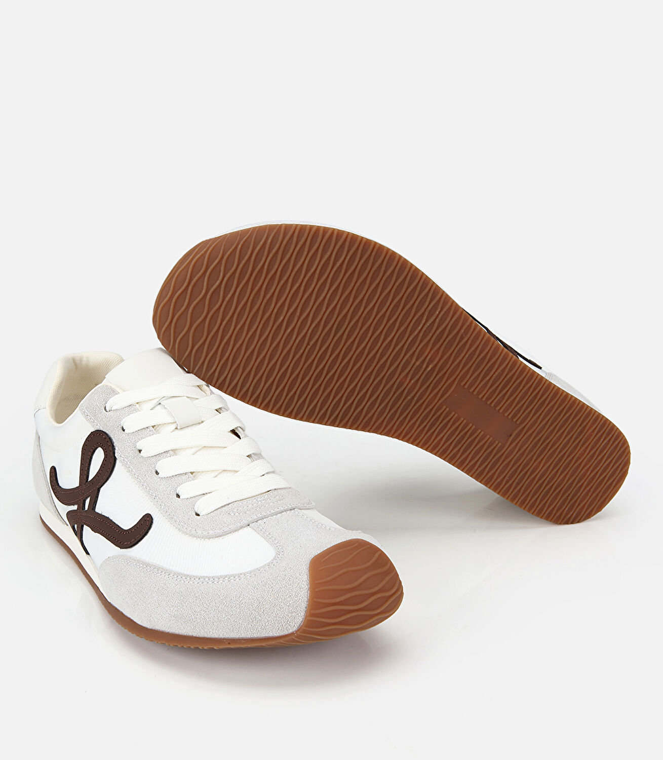 Erkek Süet Deri Beyaz Spor Ayakkabı