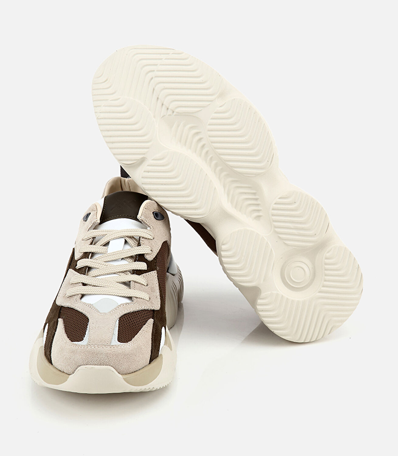 Erkek Süet Deri Haki Rahat Spor Ayakkabı