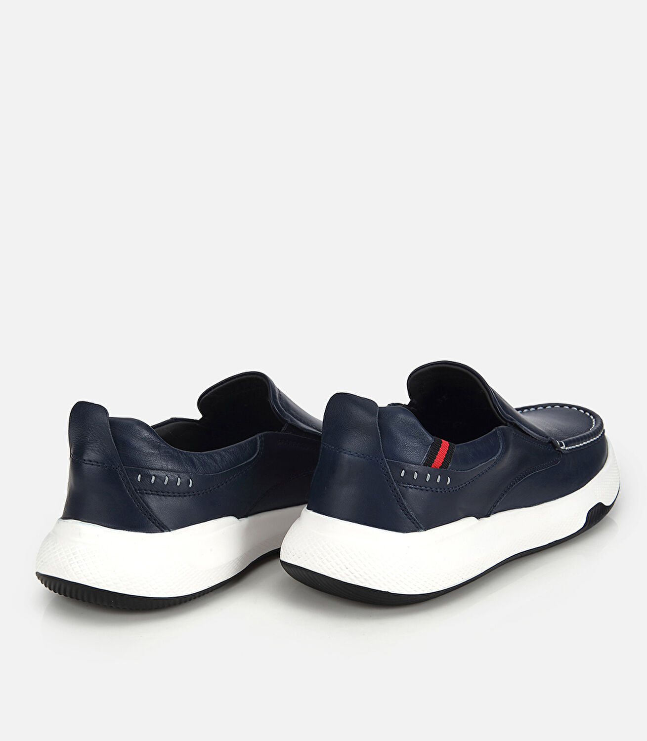 Erkek Deri Lacivert Comfort Günlük Loafer