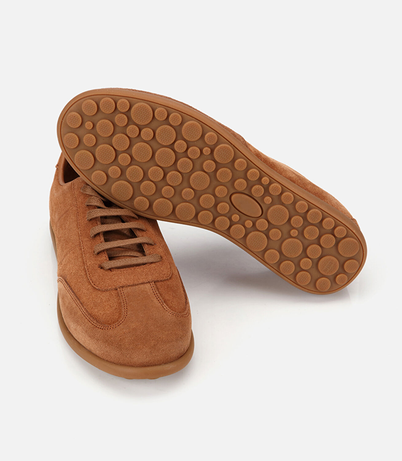 Erkek Süet Deri Taba Yumuşak Dokulu Günlük Ayakkabı