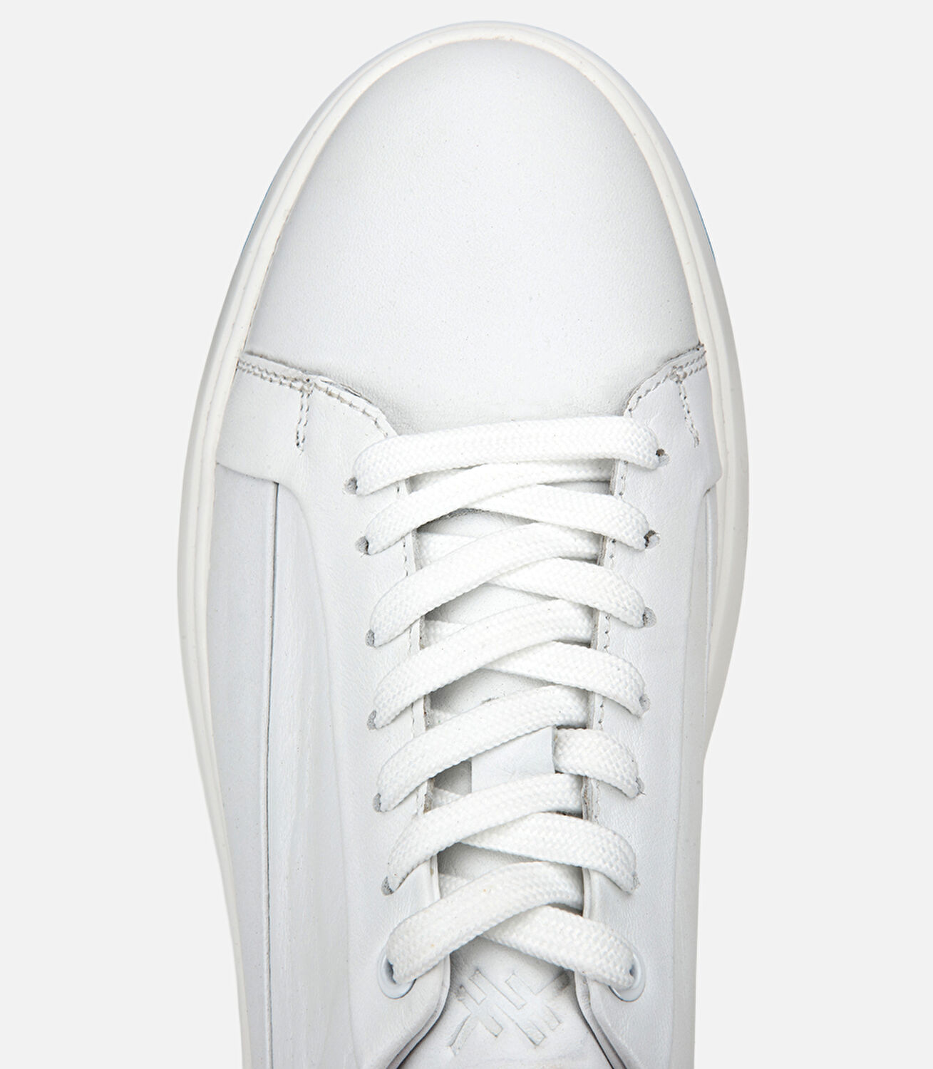 Erkek Deri Beyaz Yüksek Tabanlı Günlük Ayakkabı