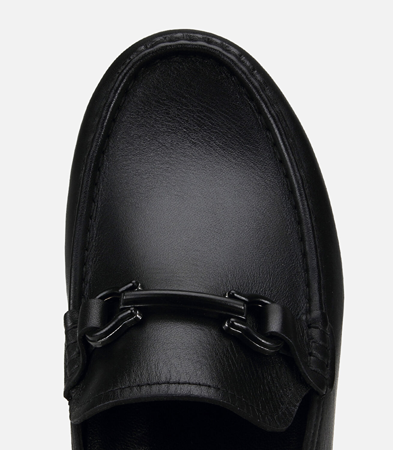 Erkek Deri Siyah Yumuşak Dokulu Tokalı Günlük Loafer