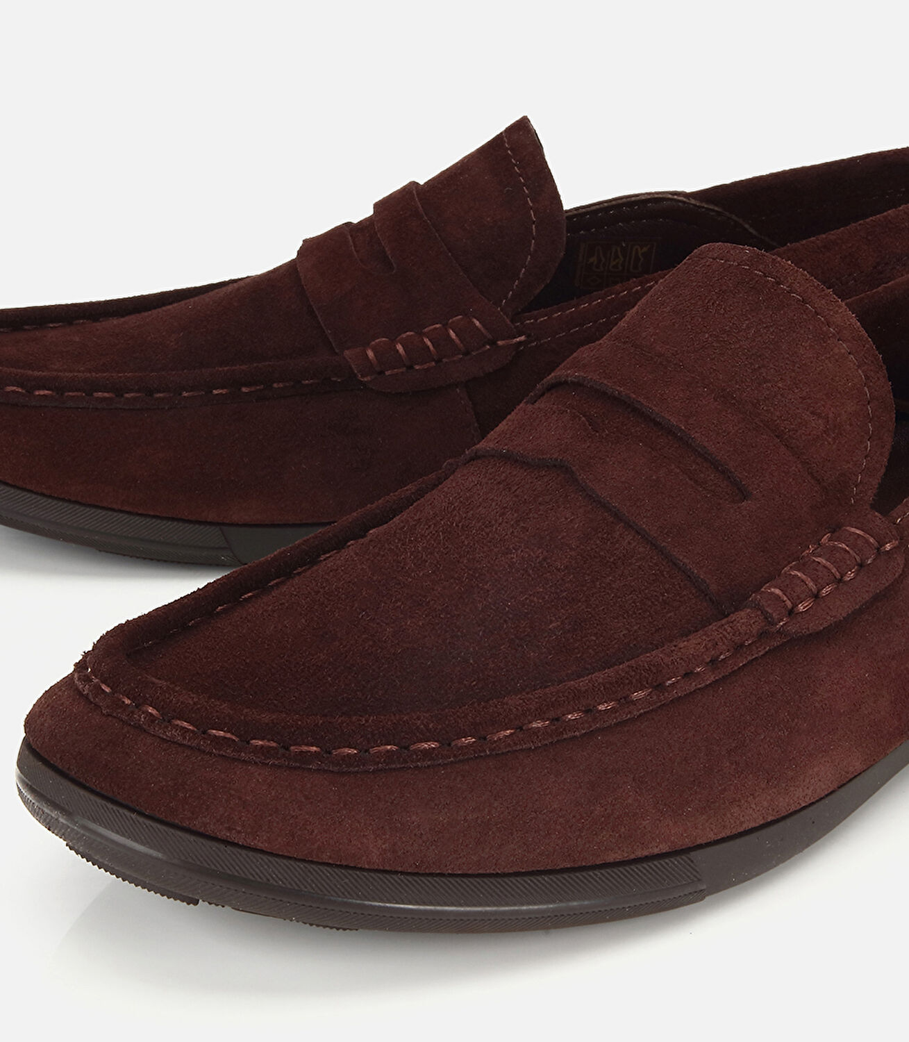 Erkek Süet Deri Kahverengi Comfort Loafer Ayakkabı