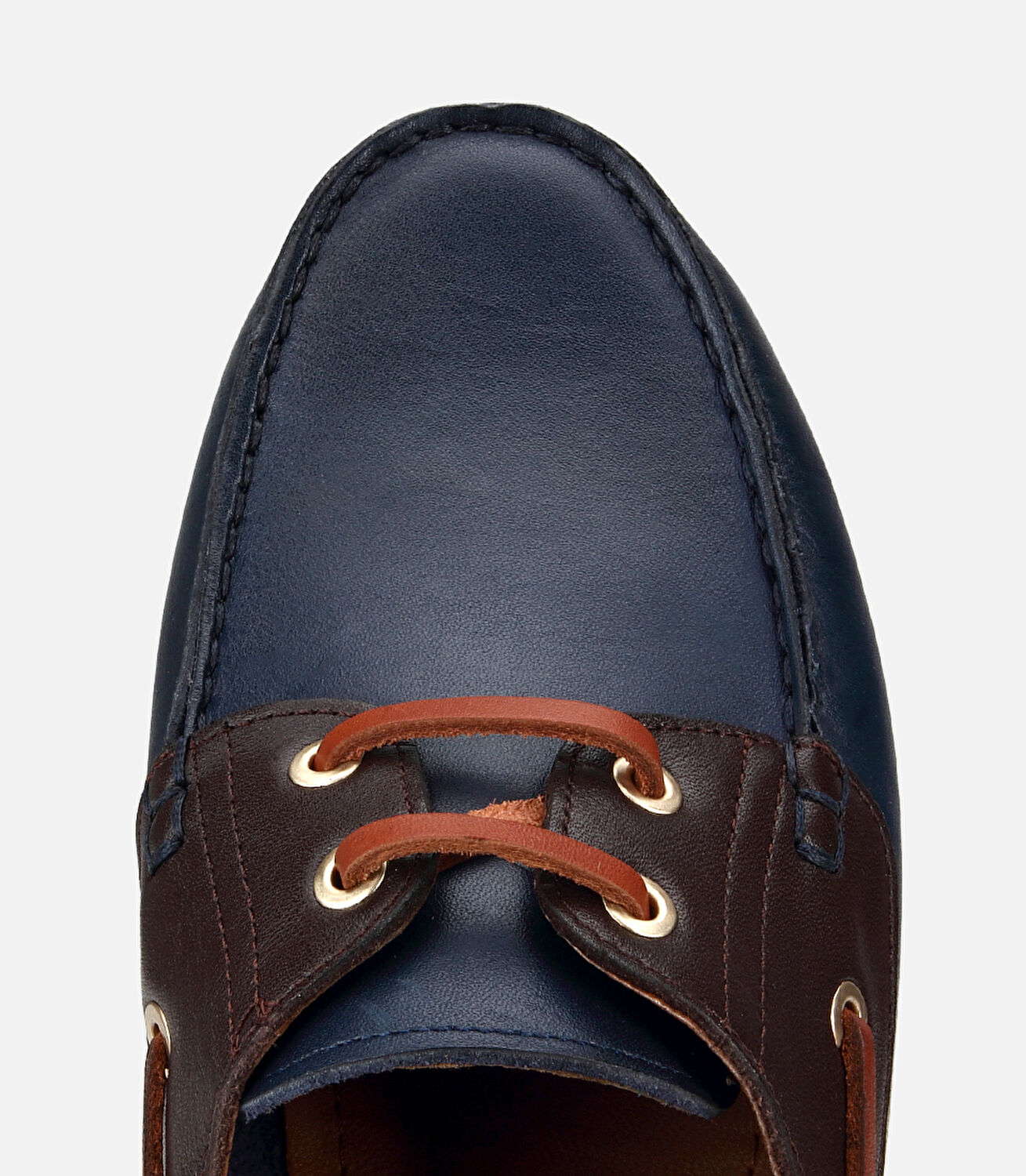 Erkek Deri Lacivert Bağcık Detaylı Günlük Loafer