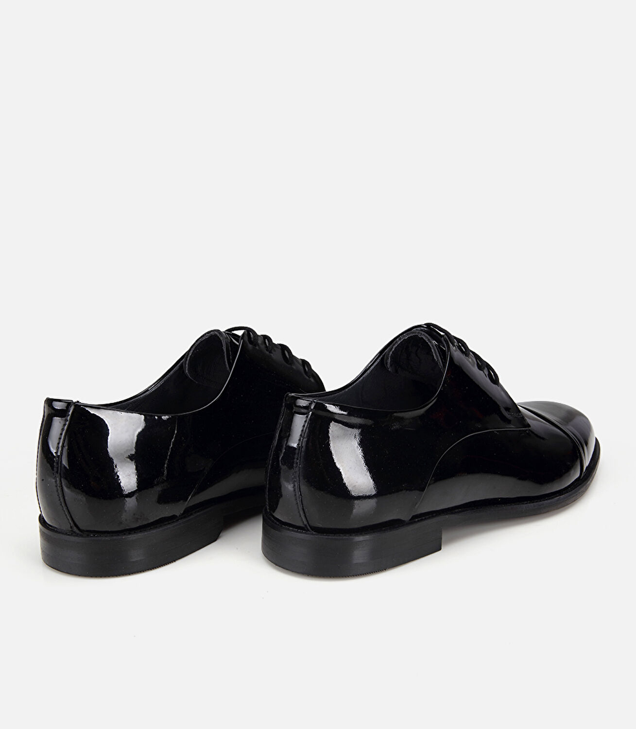 Erkek Rugan Deri Siyah Klasik Ayakkabı