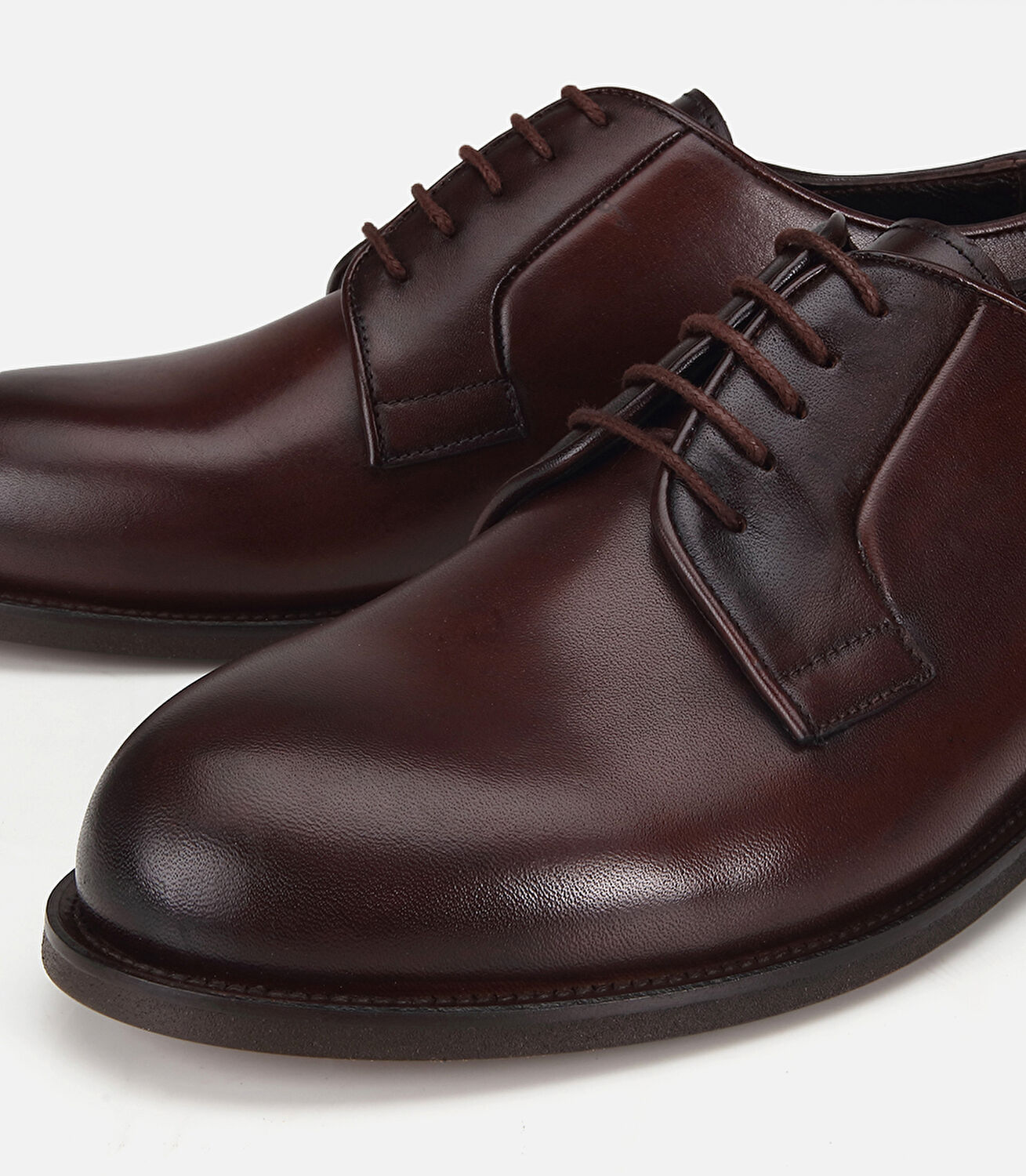 Erkek Deri Kahverengi Yumuşak Dokulu Klasik Ayakkabı