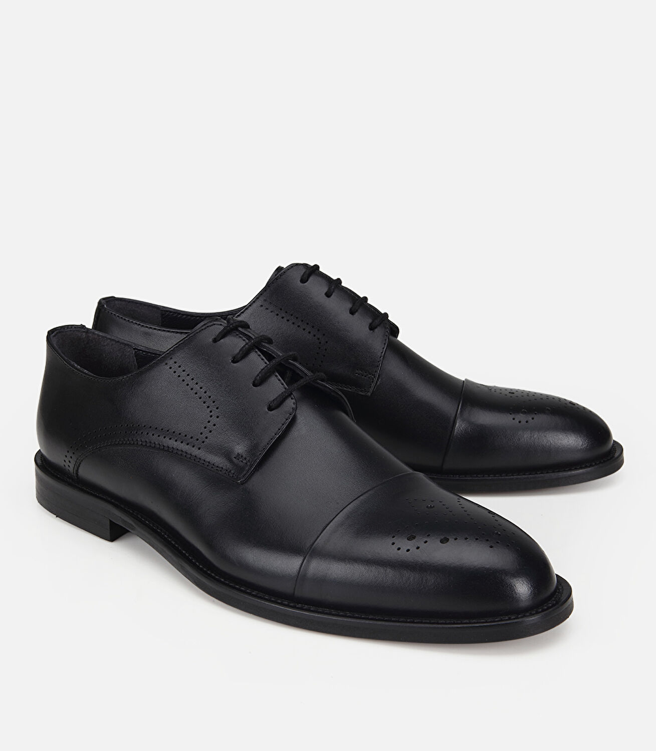 Erkek Deri Siyah Klasik Ayakkabı 