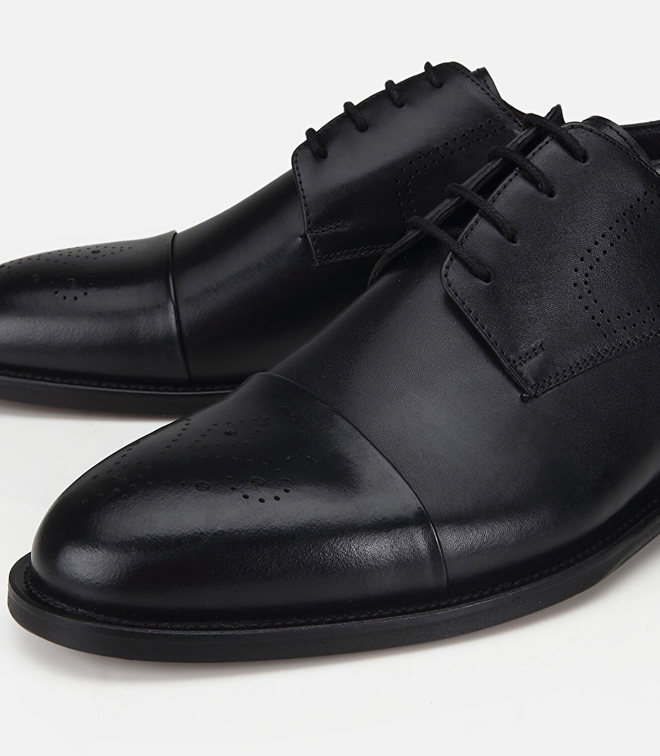 Erkek Deri Siyah Klasik Ayakkabı 