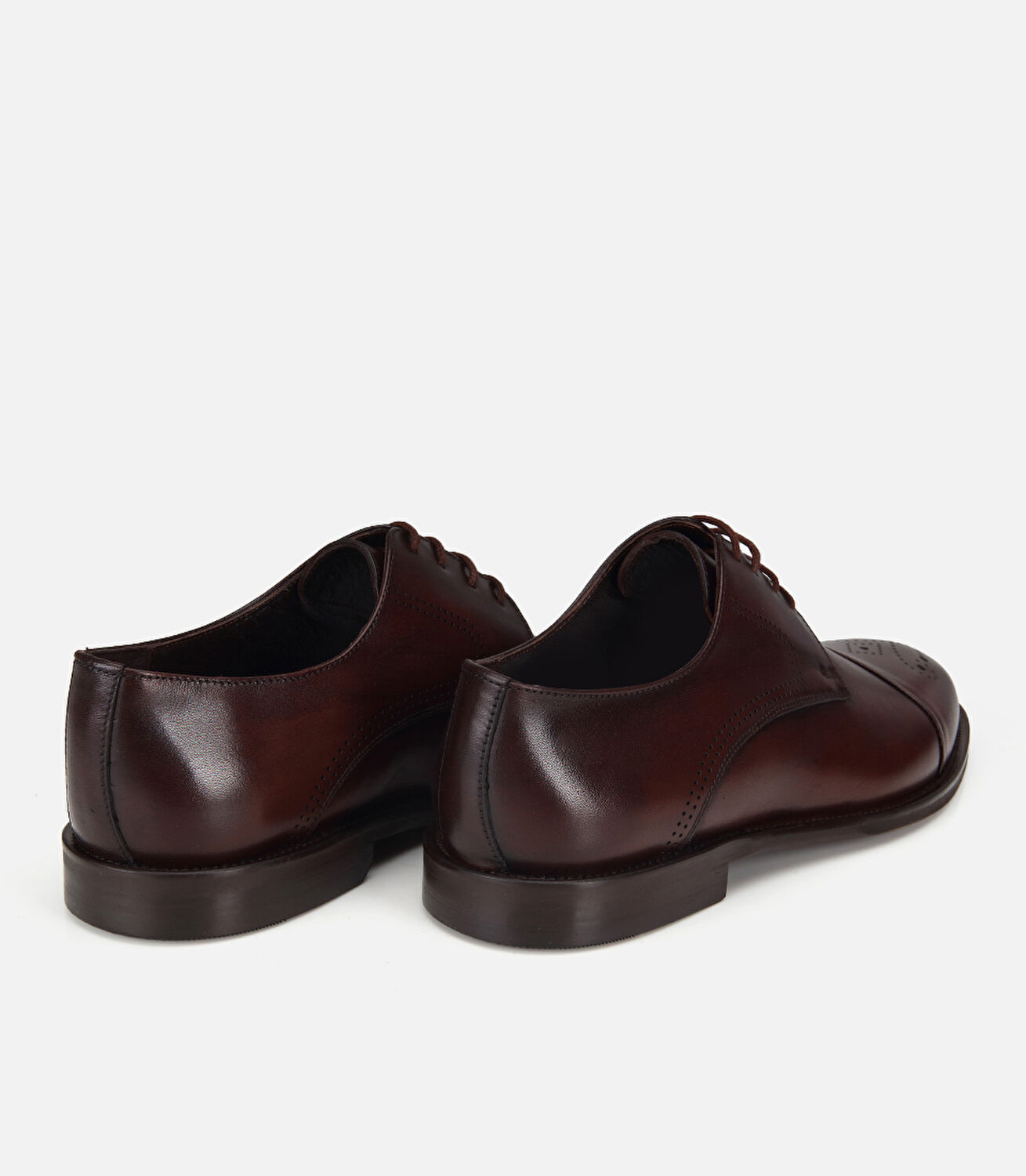 Erkek Deri Kahverengi Klasik Ayakkabı 