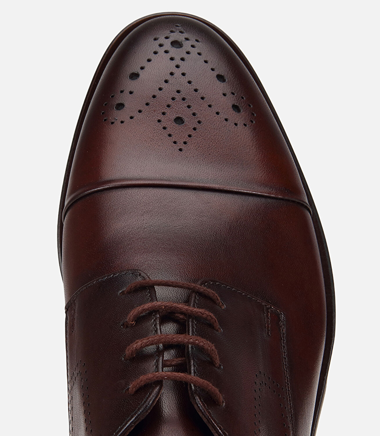 Erkek Deri Kahverengi Klasik Ayakkabı 