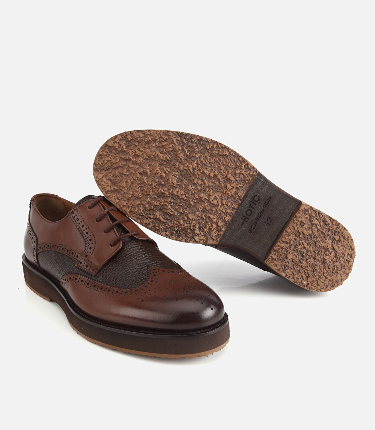 Erkek Deri Taba Dikiş Detaylı Günlük Ayakkabı