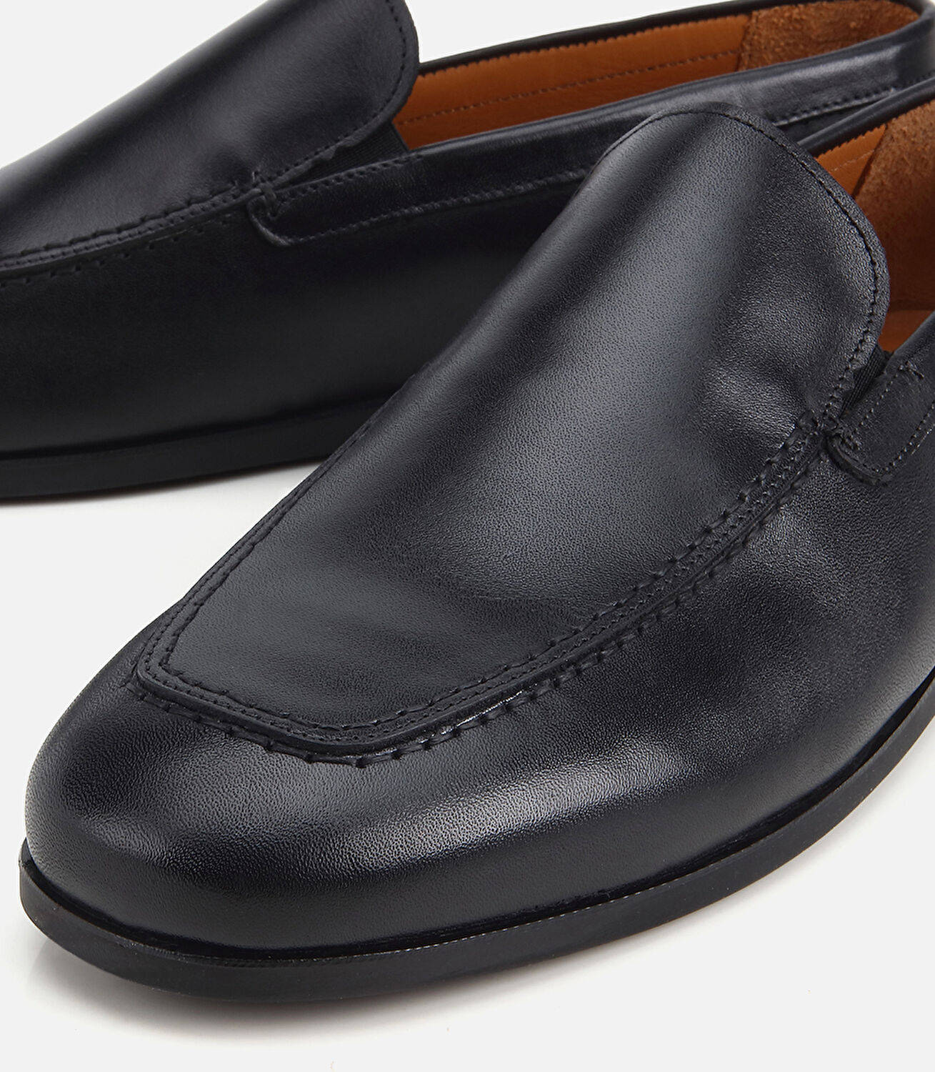 Erkek Deri Siyah Yumuşak Dokulu Klasik Loafer