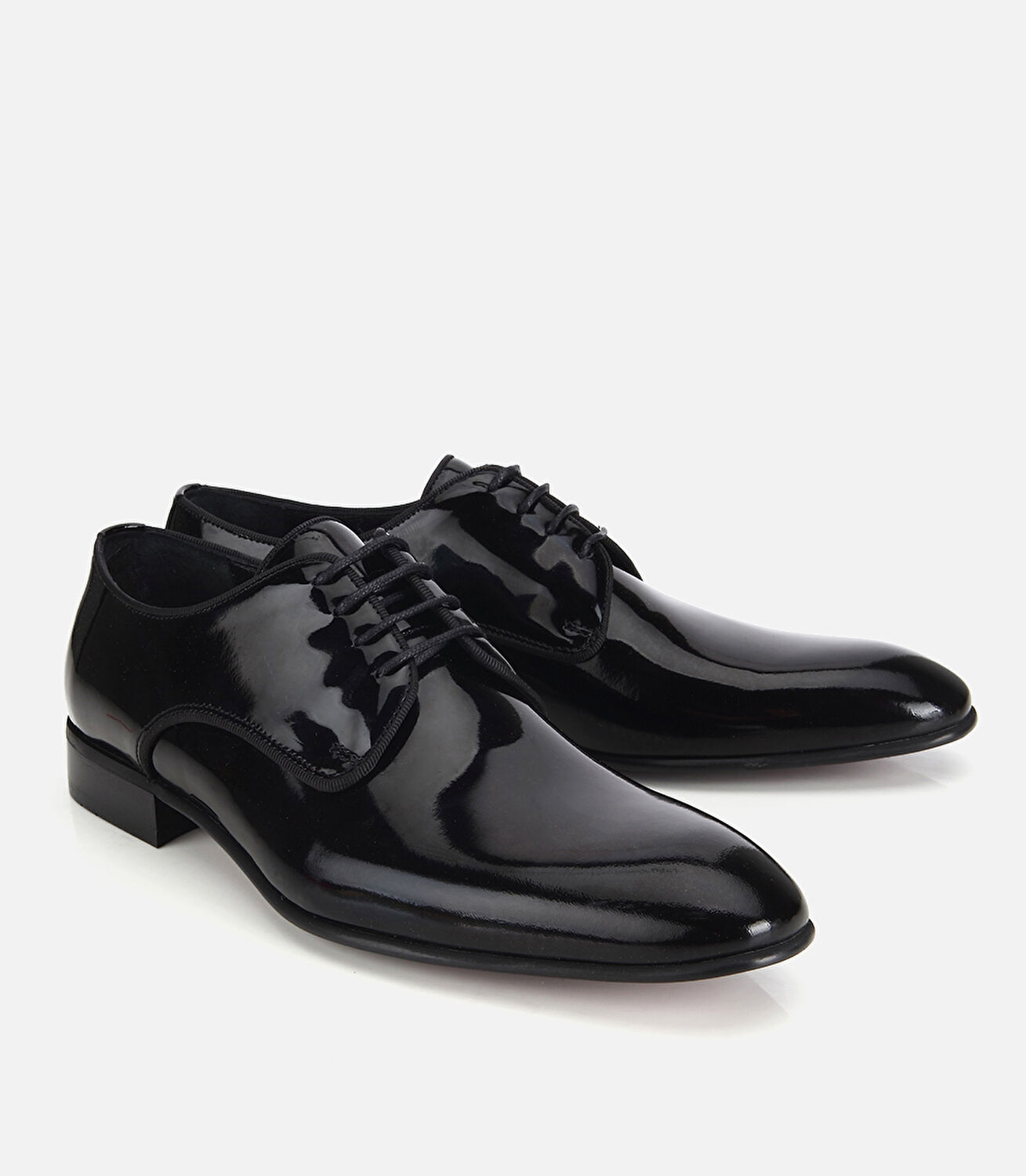 Erkek Rugan Deri Siyah Klasik Ayakkabı