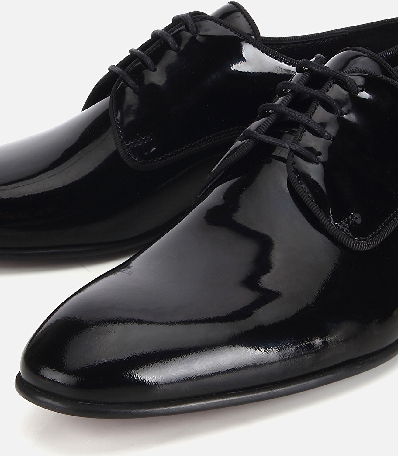 Erkek Rugan Deri Siyah Klasik Ayakkabı