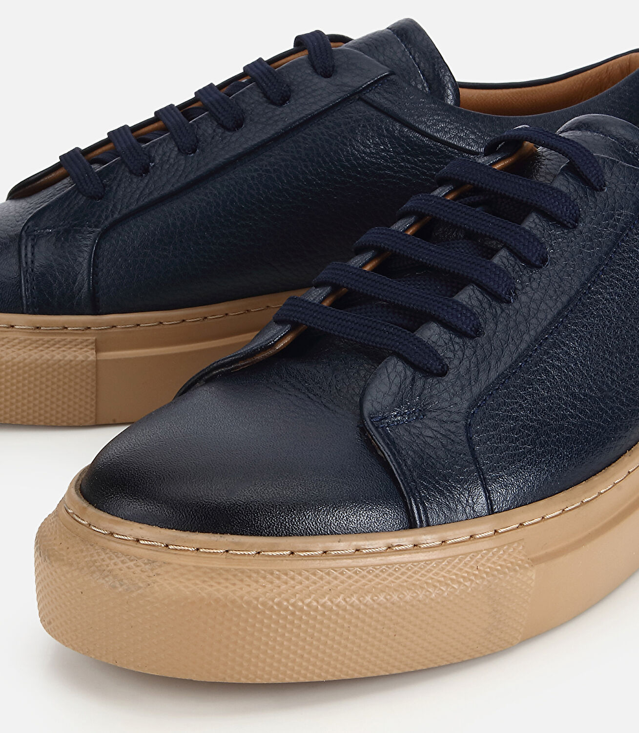 Erkek Deri Lacivert Günlük Ayakkabı