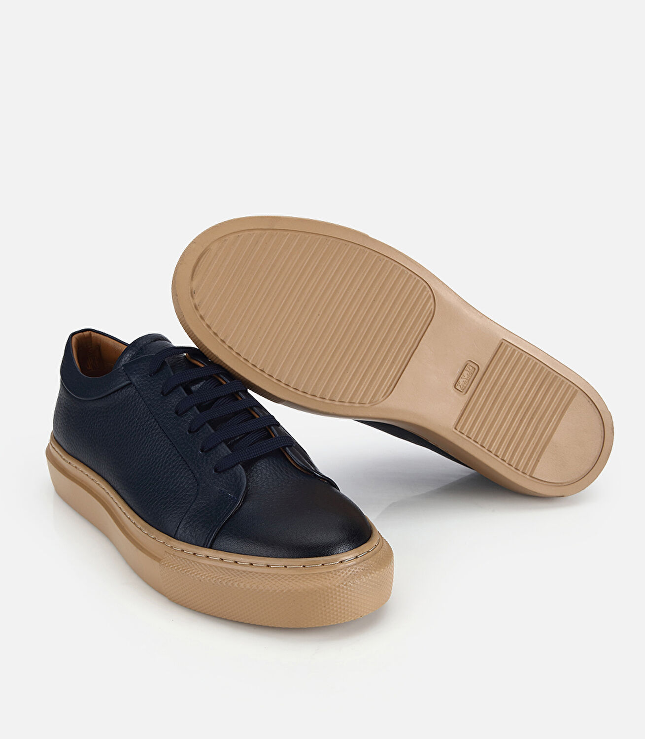 Erkek Deri Lacivert Günlük Ayakkabı