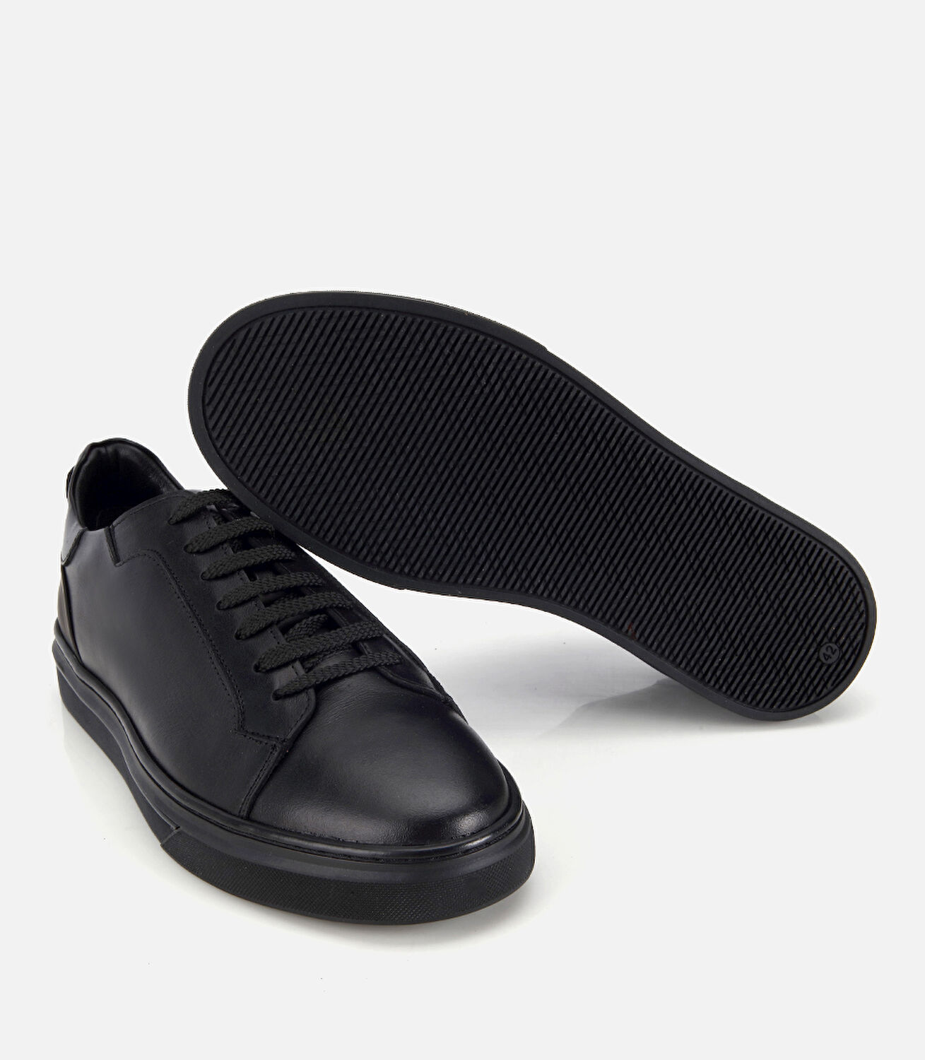 Erkek Deri Siyah Günlük Ayakkabı