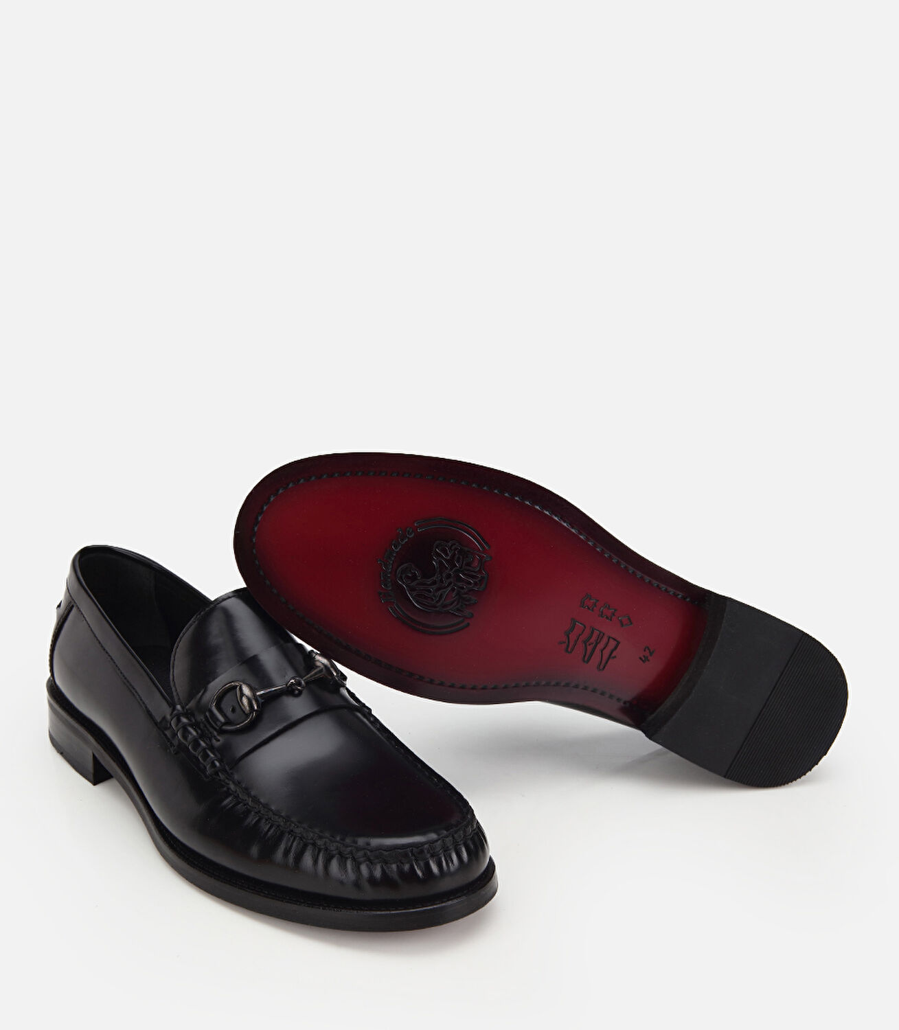 Erkek Deri Siyah Toka Detaylı Klasik Loafer