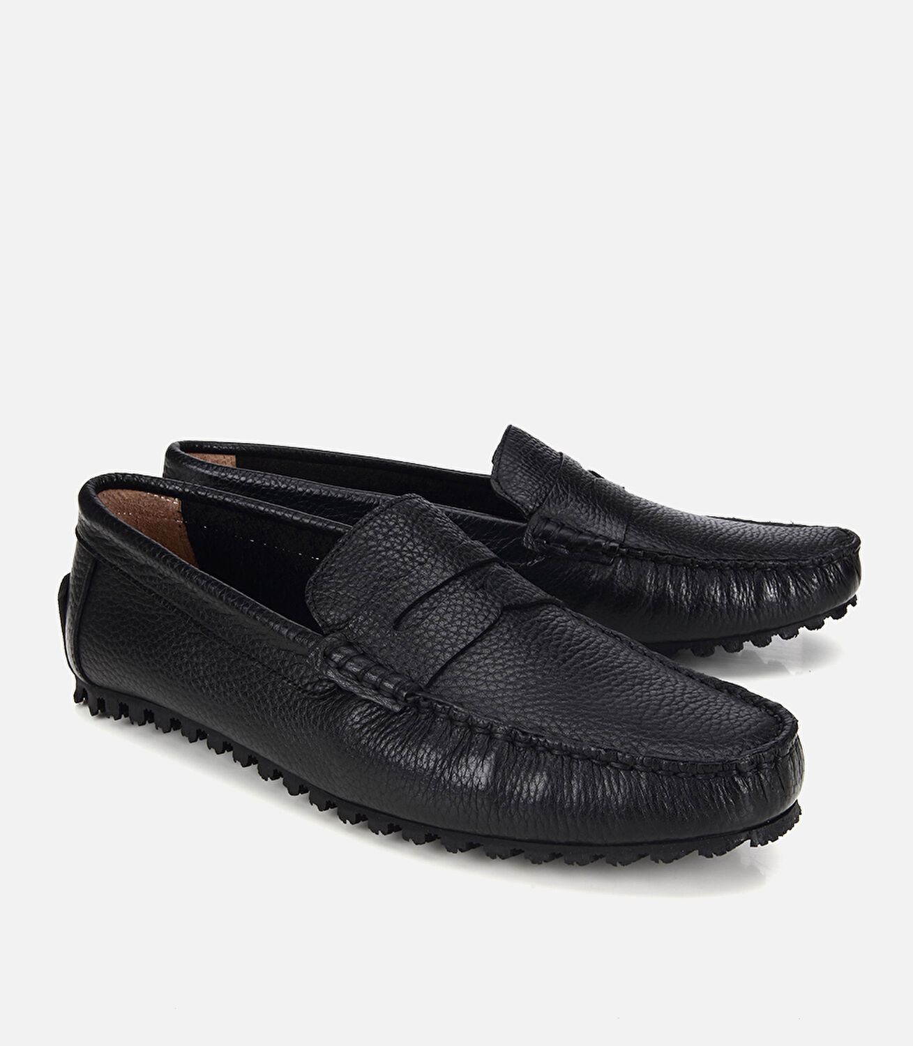 Erkek Deri Siyah Comfort Günlük Loafer
