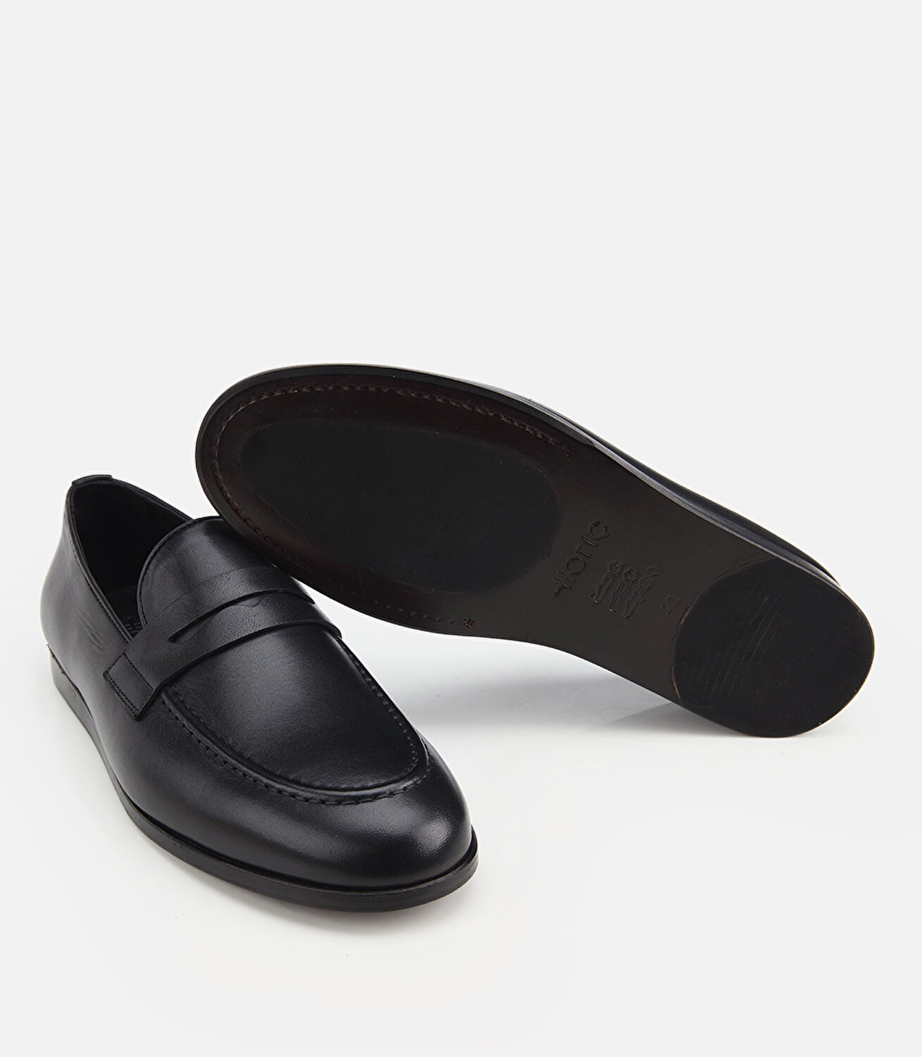 Erkek Deri Siyah Klasik Loafer