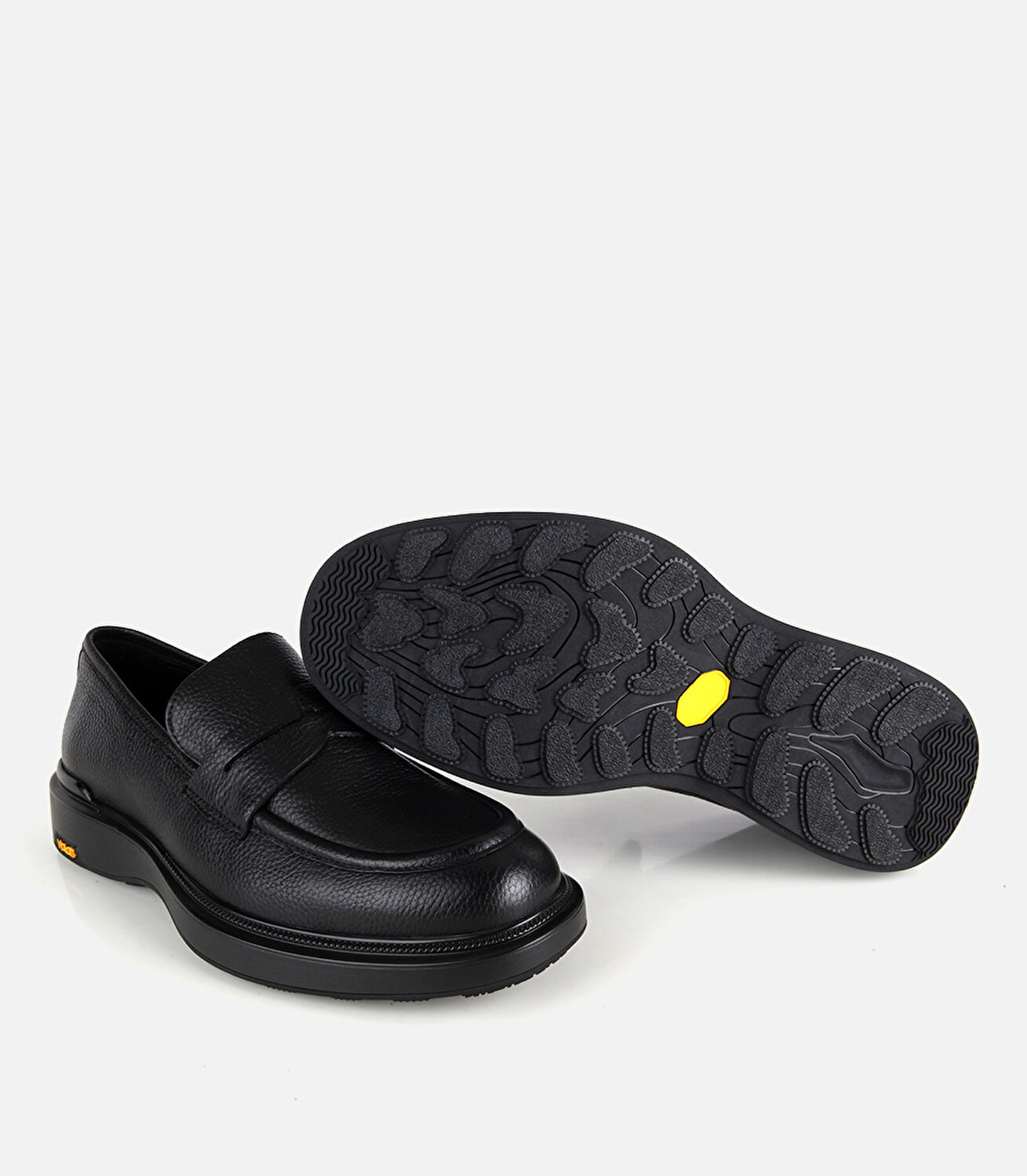 Erkek Deri Siyah Yumuşak Dokulu Günlük Loafer