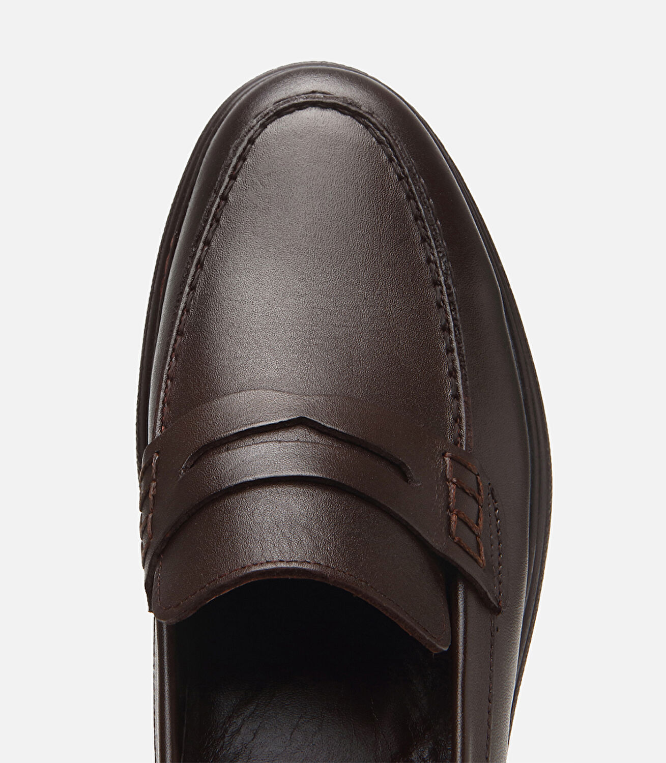 Erkek Deri Kahverengi Hafif Tabanlı Klasik Loafer
