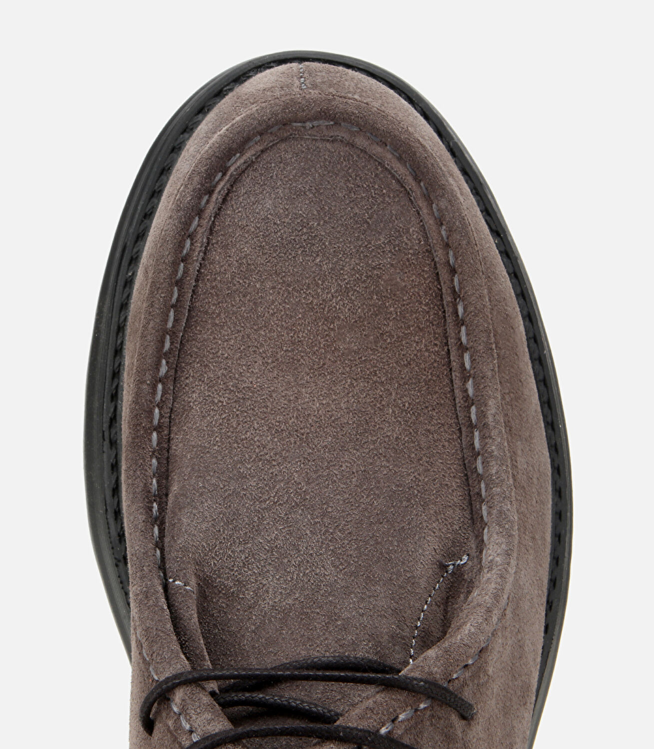 Erkek Süet Deri Gri Dikiş Detaylı Chelsea Bot