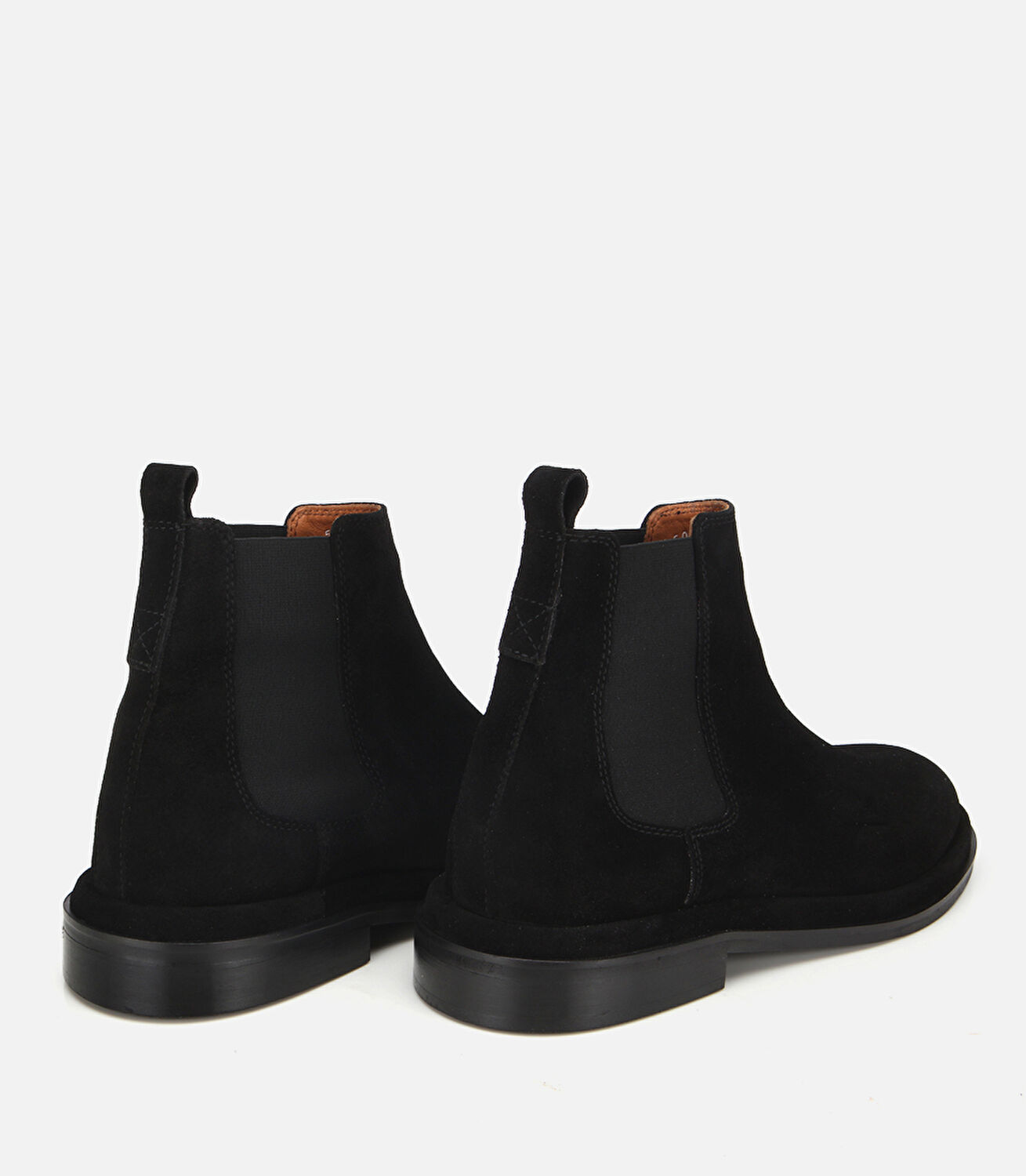 Erkek Süet Deri Siyah Lastik Detaylı Chelsea Bot