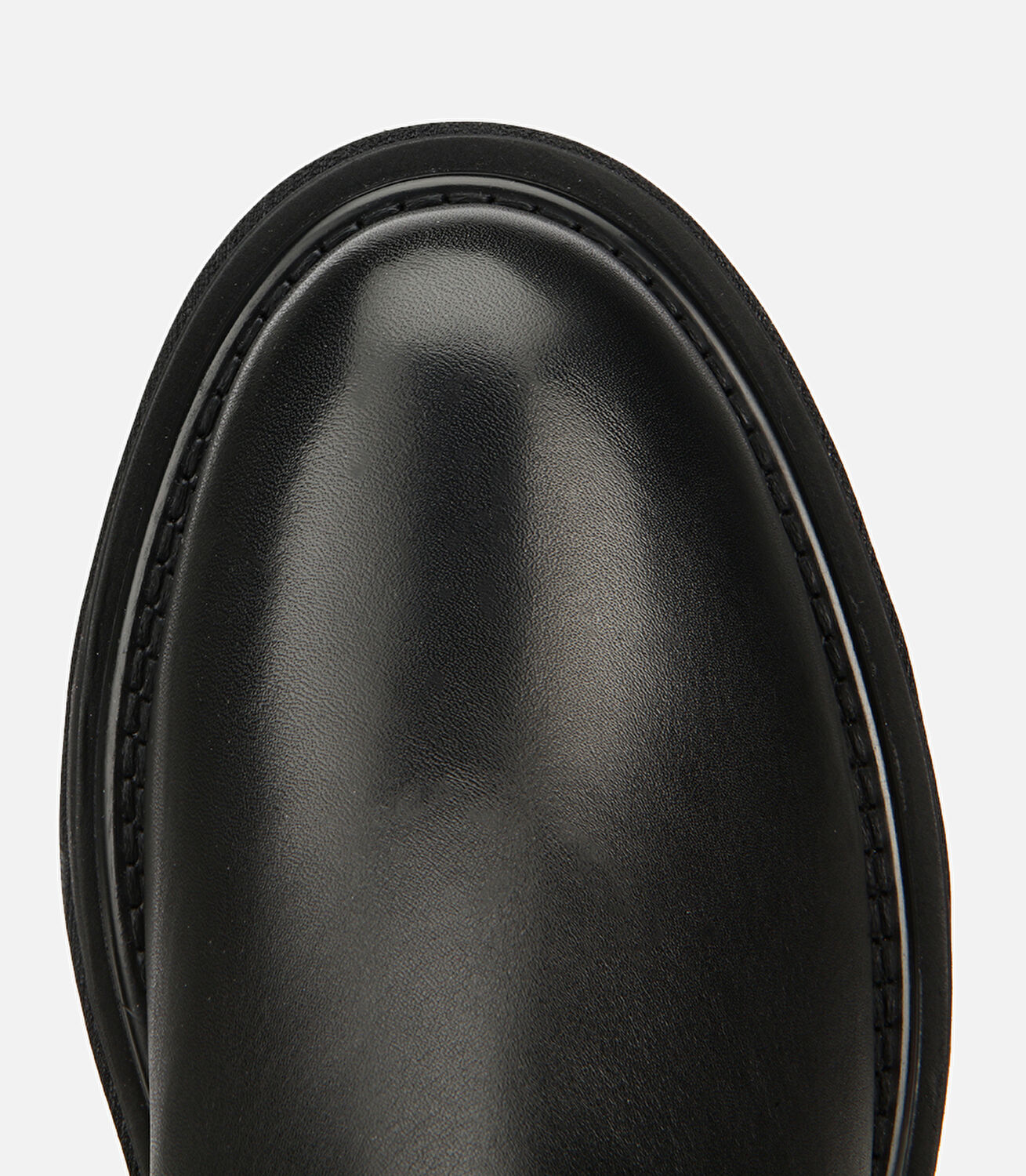 Erkek Deri Kahverengi Lastik Detaylı Chelsea Bot