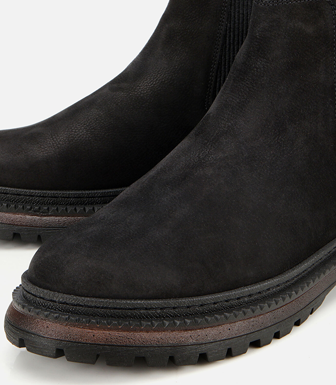 Erkek Nubuk Deri Siyah Lastik Detaylı Chelsea Bot