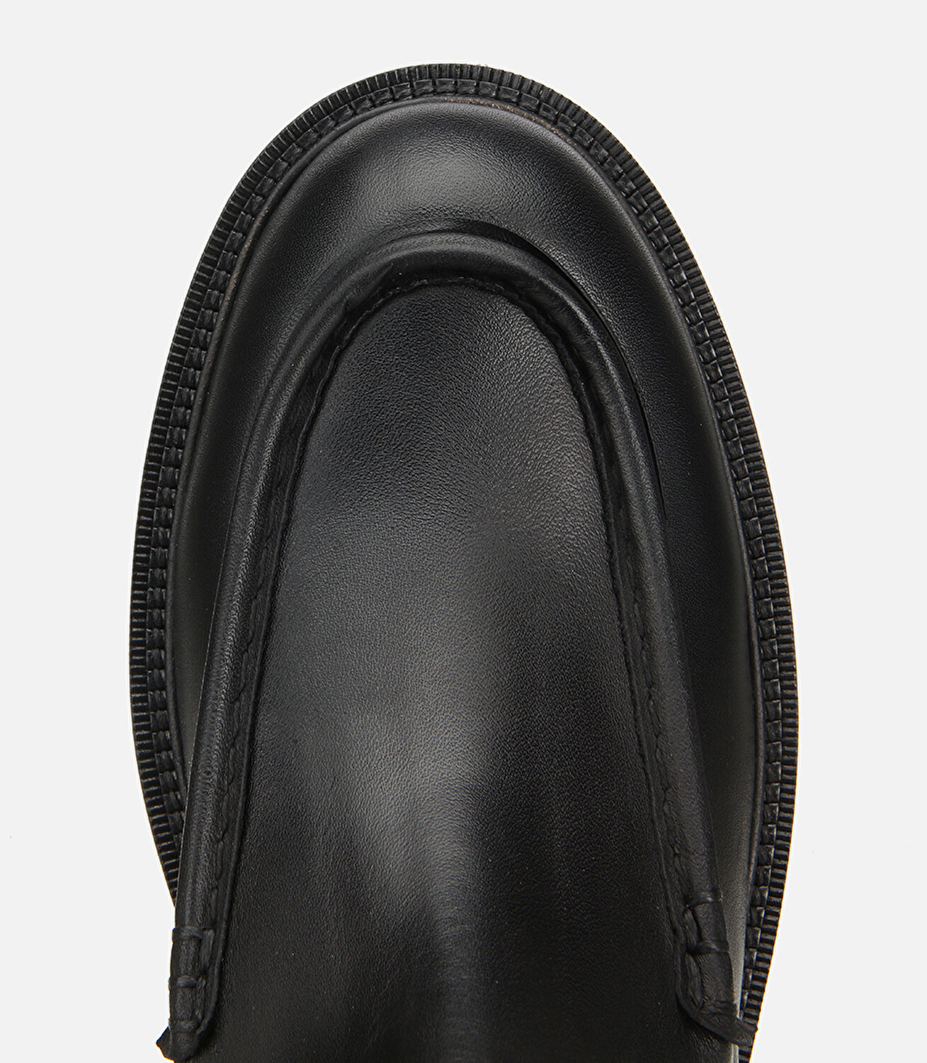 Erkek Deri Siyah Dikiş Detaylı Chelsea Bot