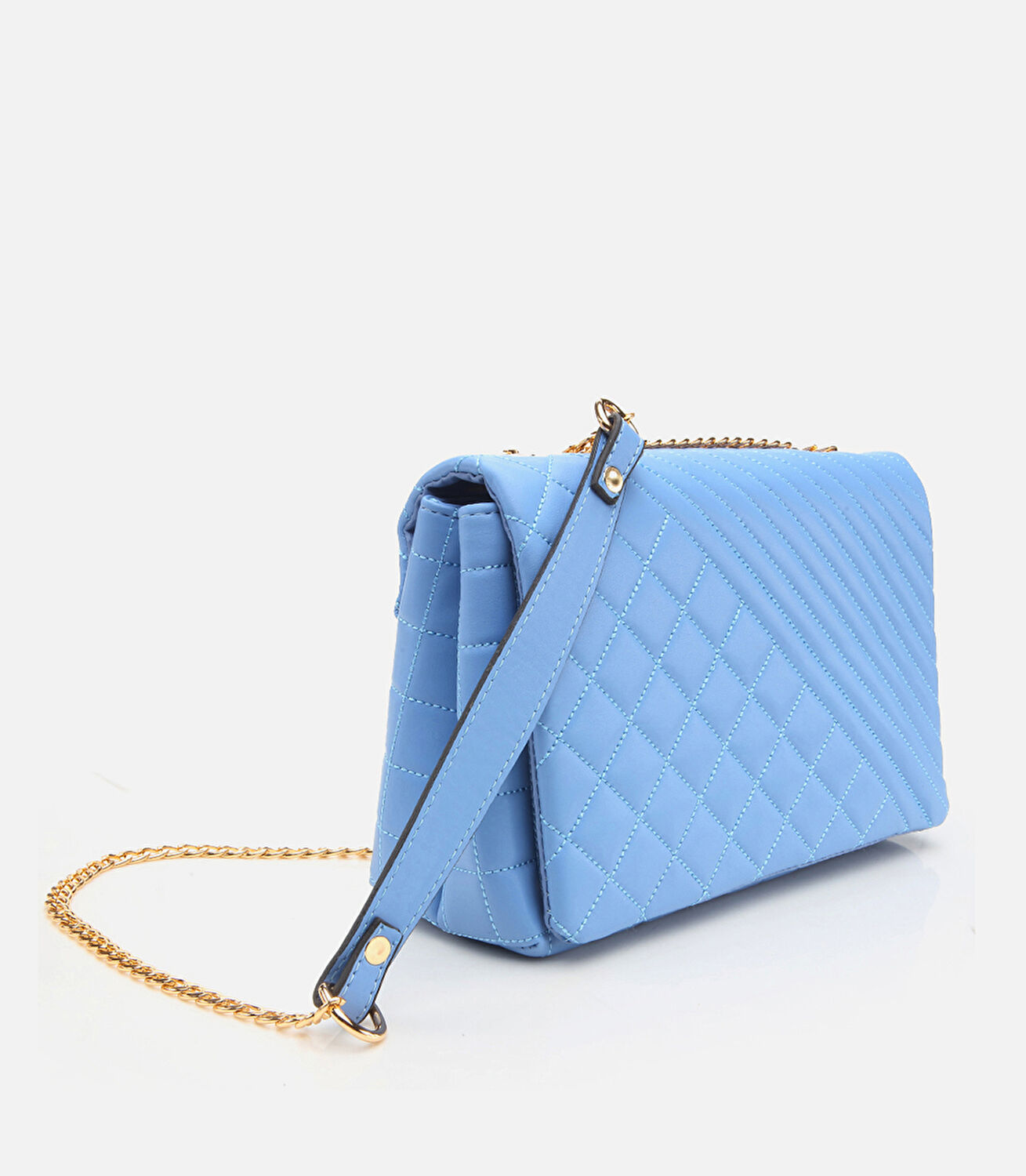 Kadın Mavi Mini (Çapraz) Çanta