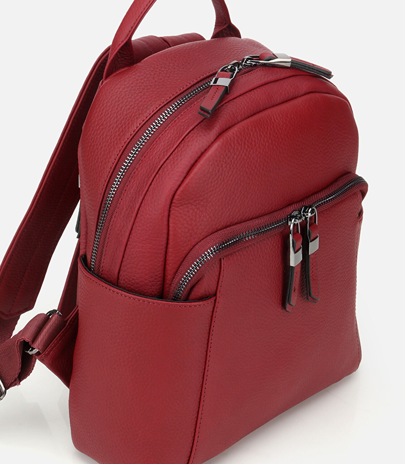 Kadın Deri Bordo Sırt Çantası
