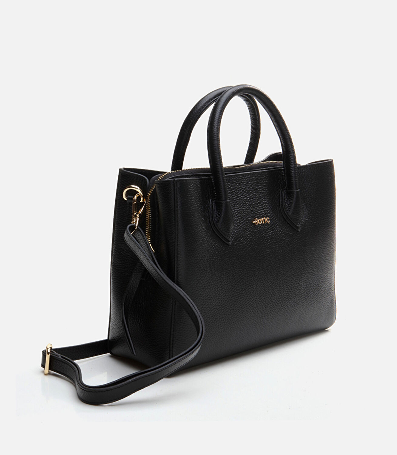 Kadın Deri Siyah Omuz Çantası