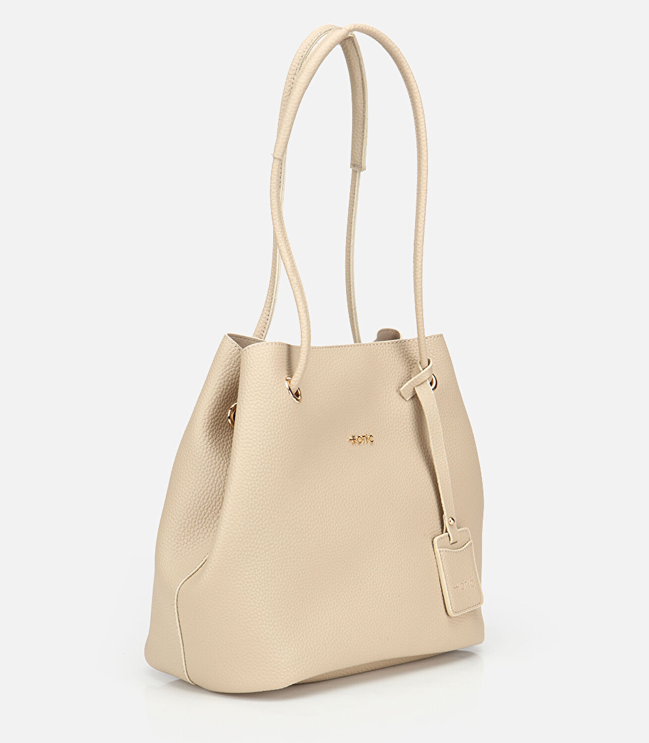 Kadın Bej Bucket Omuz Çantası