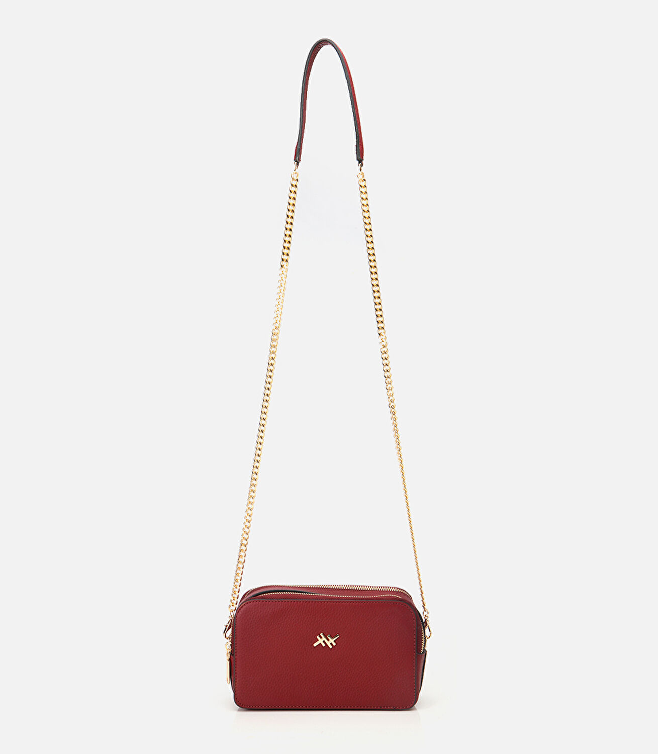Kadın Deri Bordo Mini Çanta