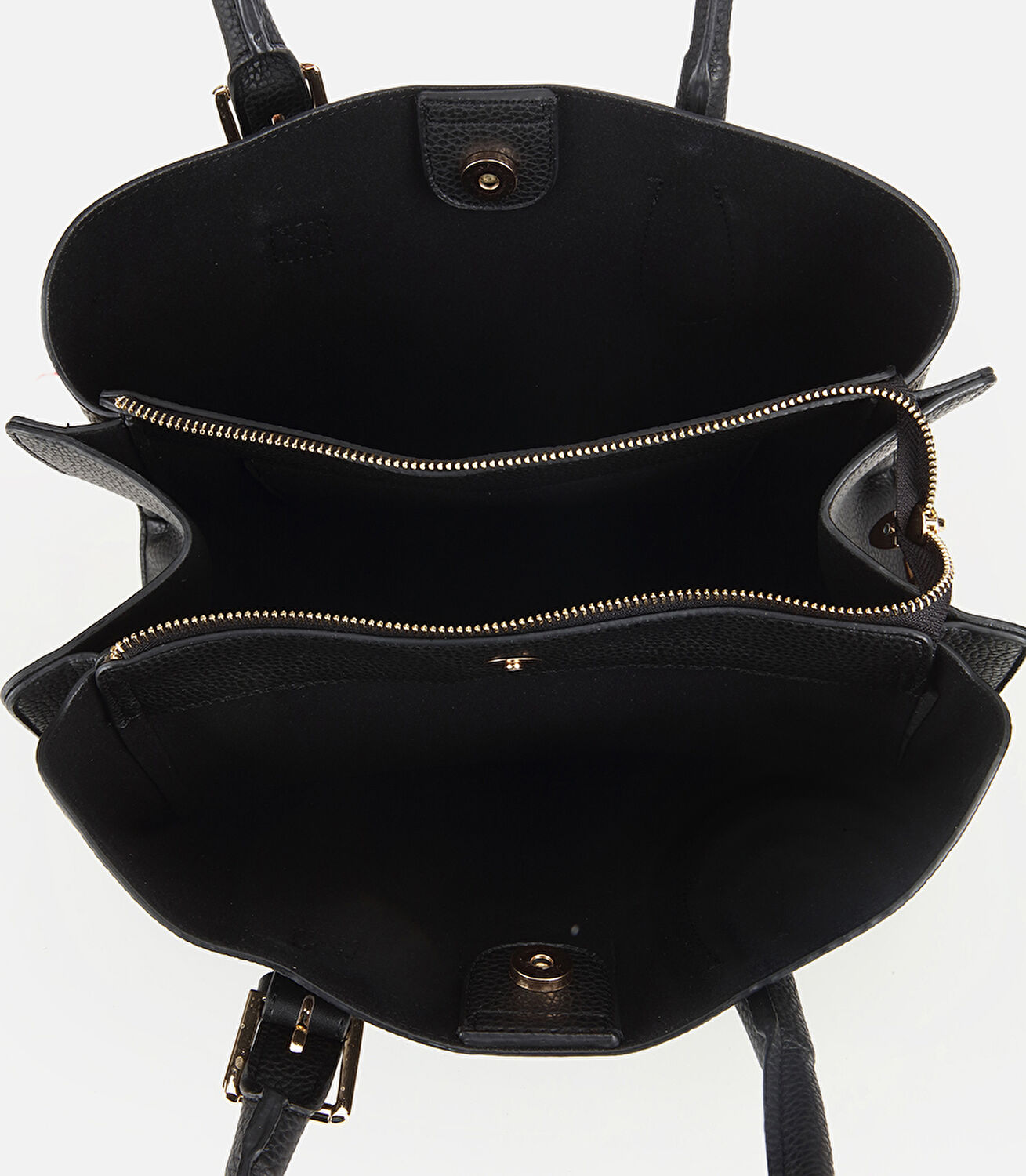 Kadın Siyah Kemer Detaylı Omuz Çantası