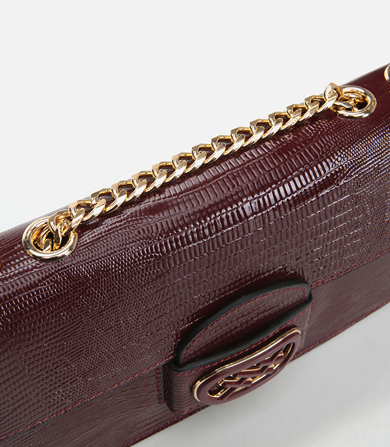 Kadın Deri Bordo Omuz Çantası