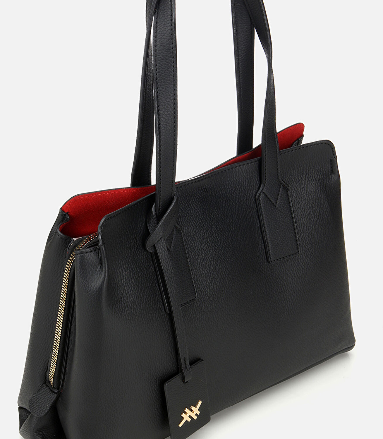 Kadın Siyah Yumuşak Dokulu Omuz Çantası