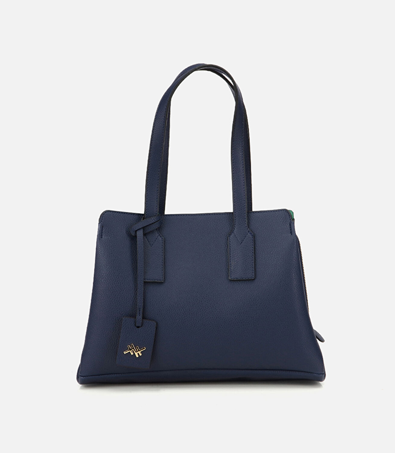 Kadın Lacivert Yumuşak Dokulu Omuz Çantası