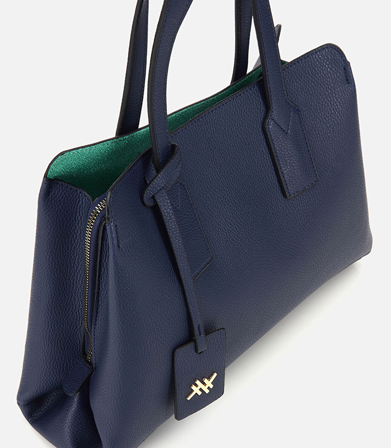 Kadın Lacivert Yumuşak Dokulu Omuz Çantası