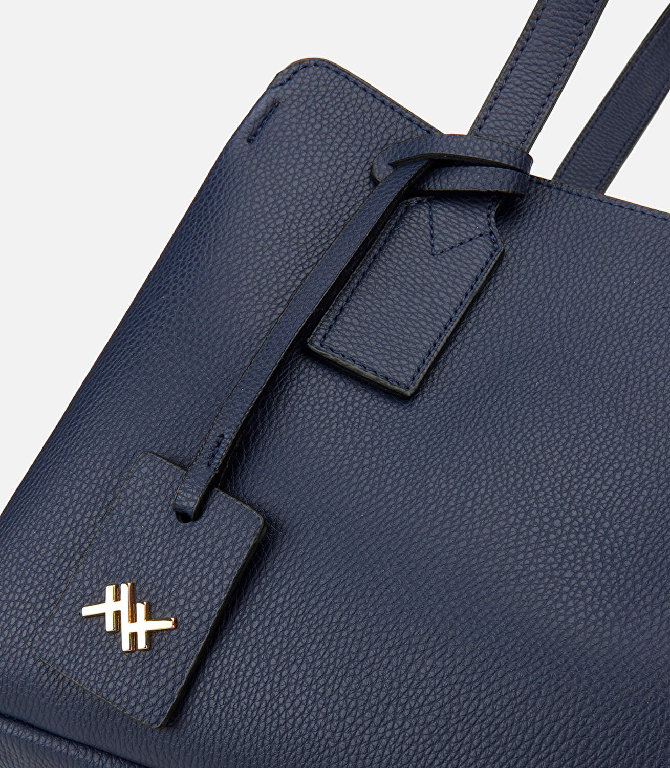 Kadın Lacivert Yumuşak Dokulu Omuz Çantası