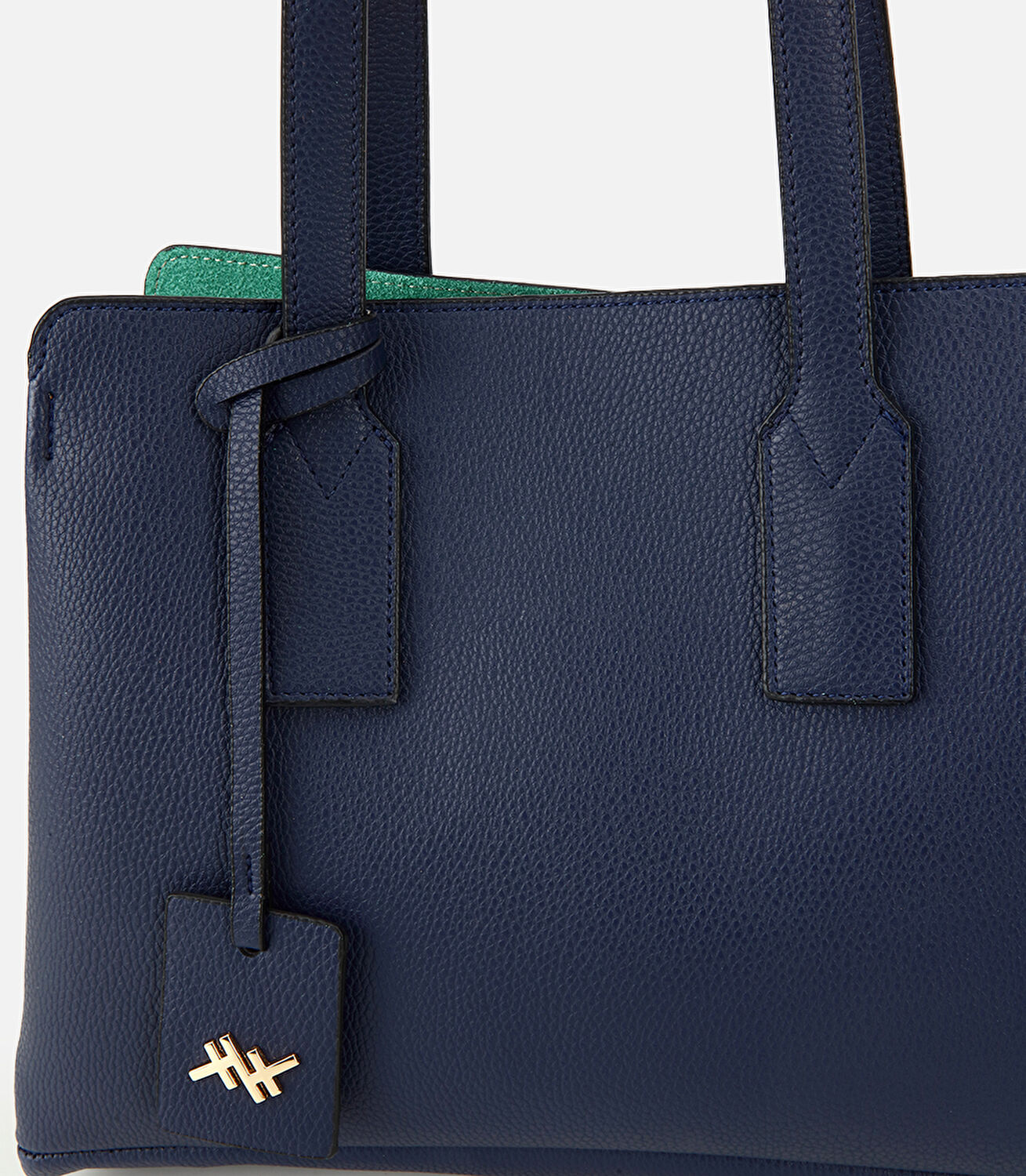 Kadın Lacivert Yumuşak Dokulu Omuz Çantası