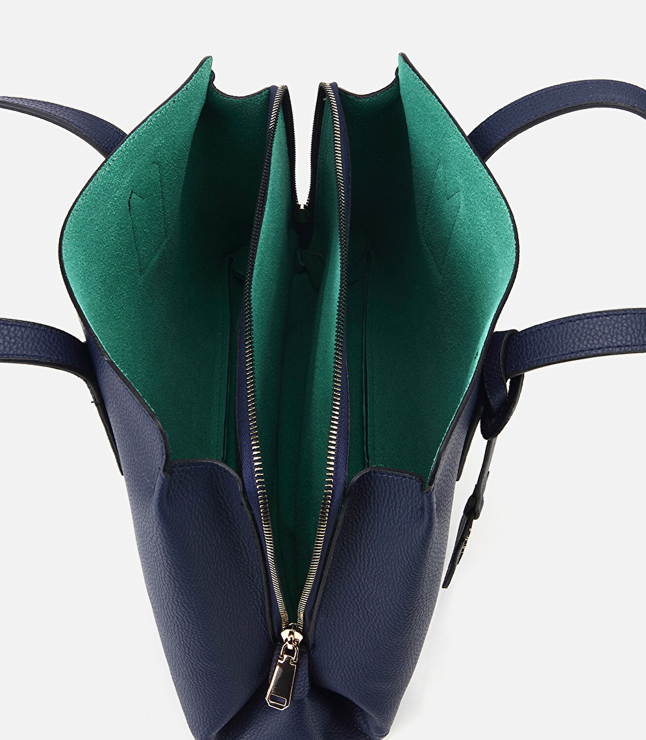 Kadın Lacivert Yumuşak Dokulu Omuz Çantası