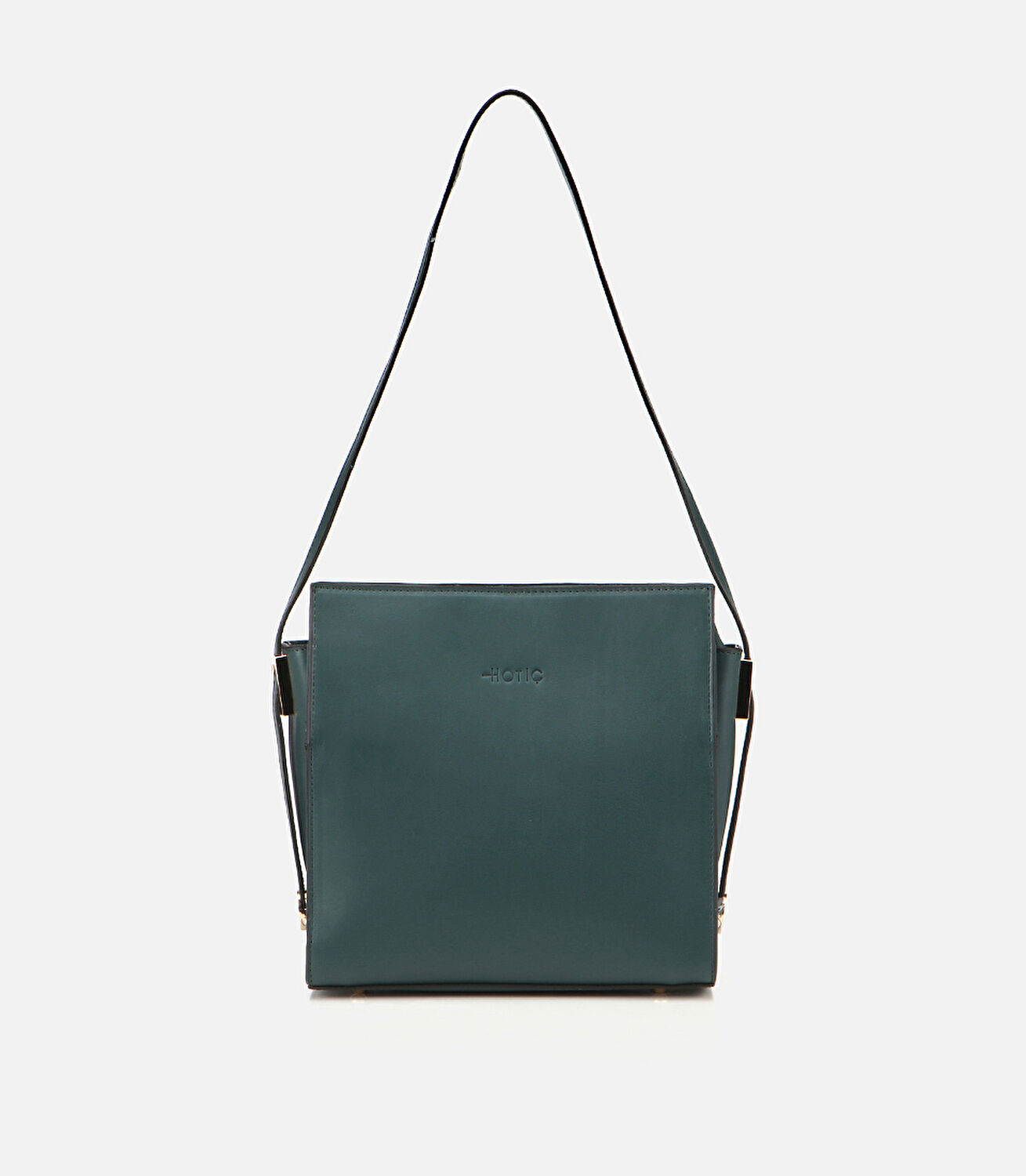 Kadın Deri Haki Omuz Çantası