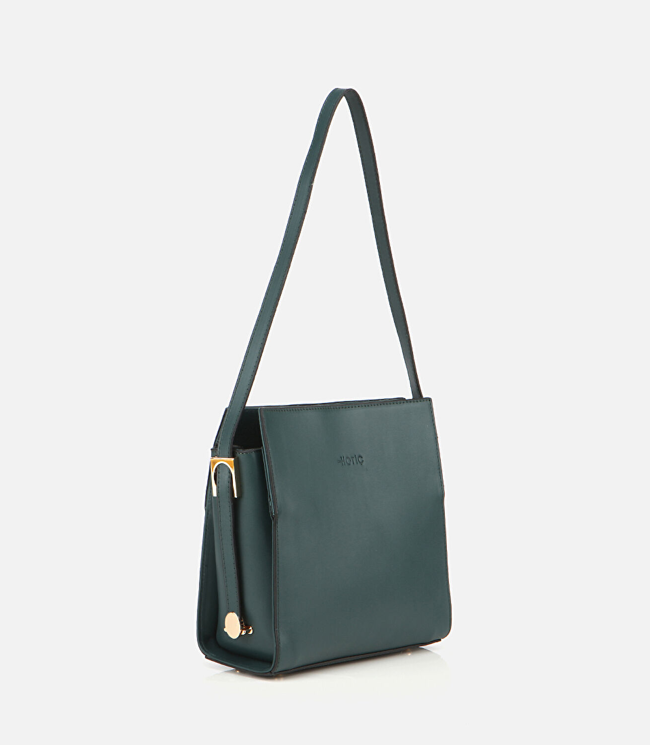 Kadın Deri Haki Omuz Çantası