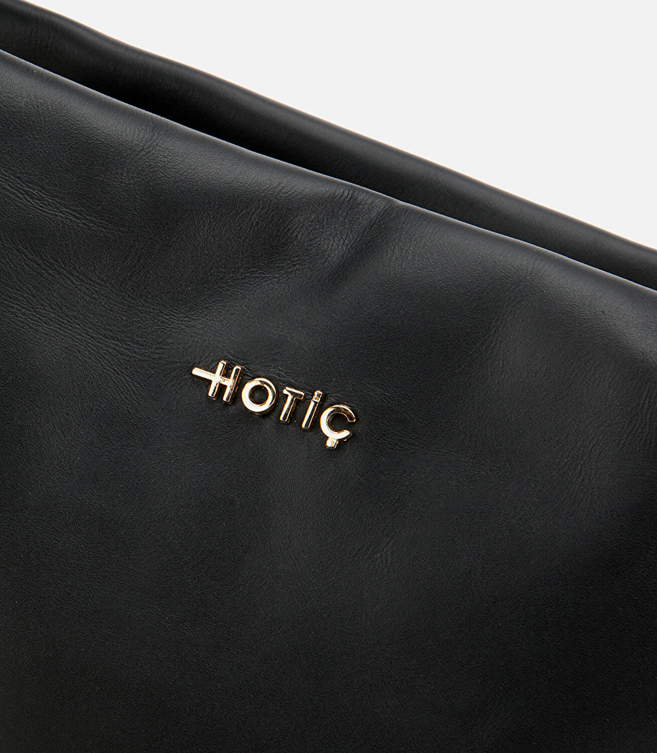 Kadın Deri Siyah Yumuşak Dokulu Örgü Askı Detaylı Omuz Çantası