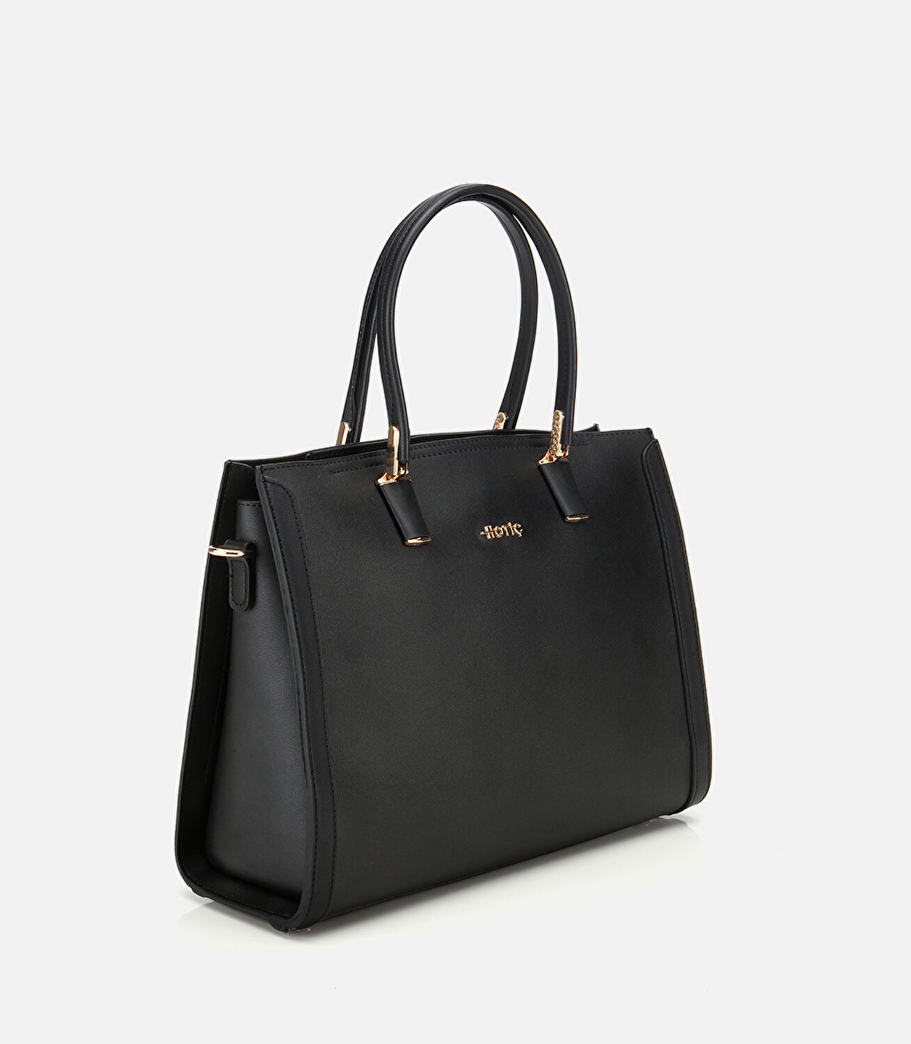 Kadın Siyah Fermuarlı Omuz Çantası