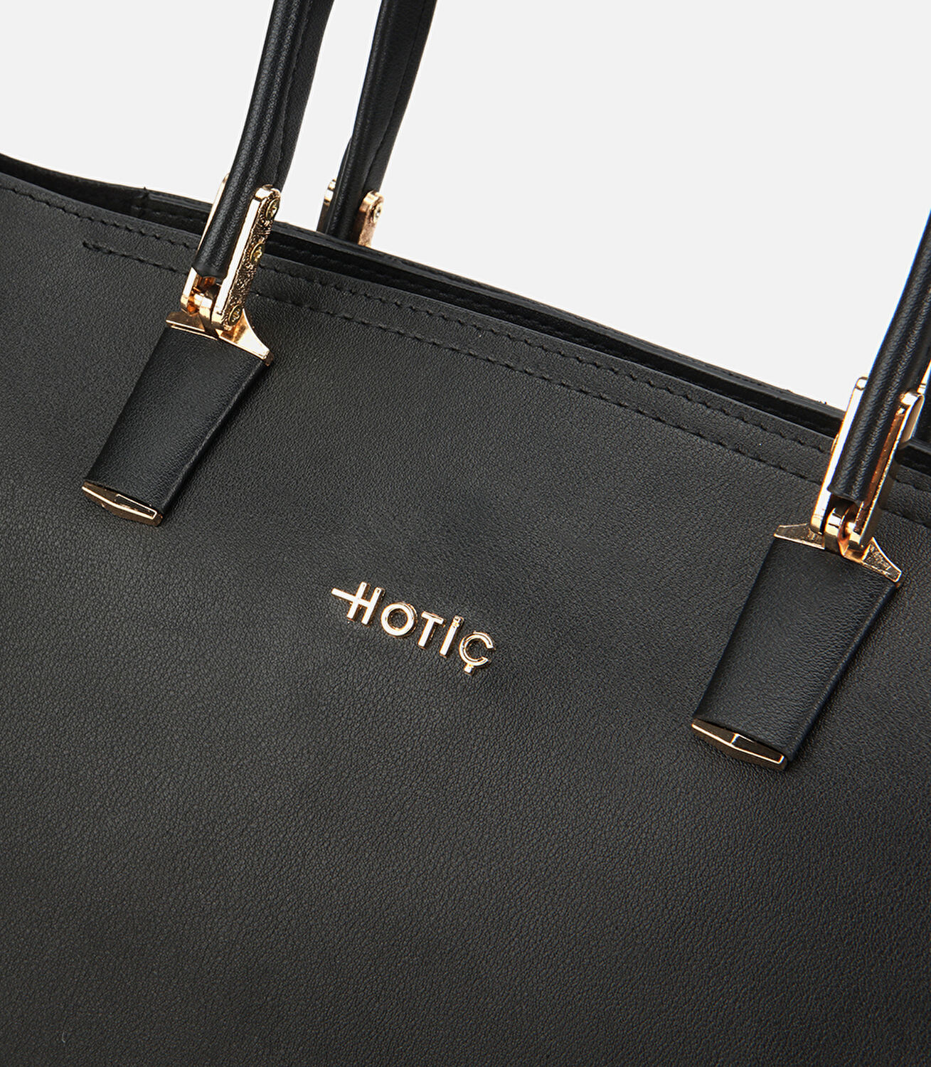 Kadın Siyah Fermuarlı Omuz Çantası