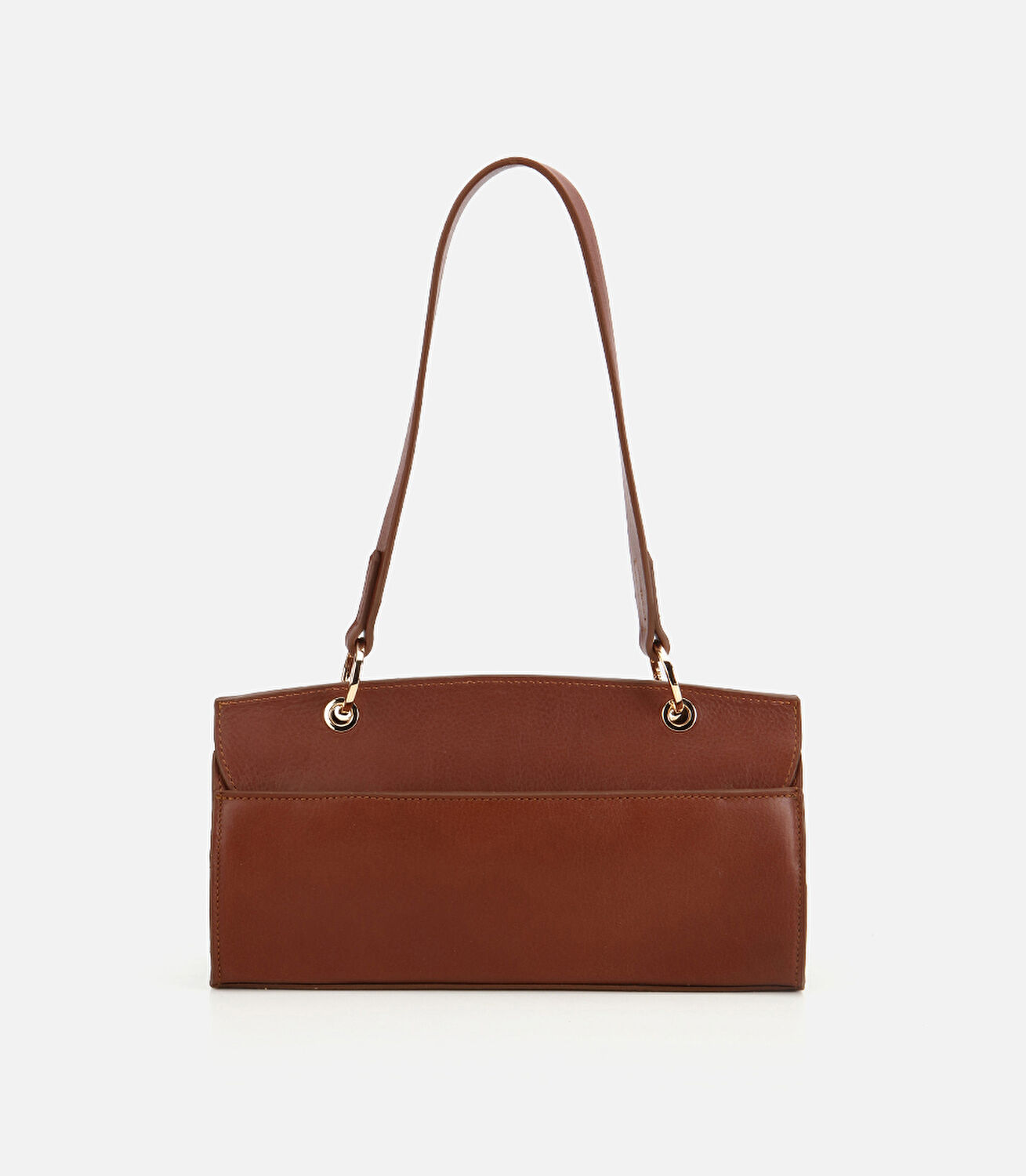 Kadın Deri Taba Kilit Detaylı Omuz Çantası